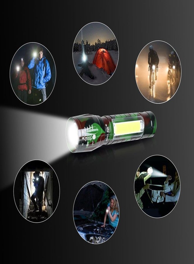 ECOSKY مصباح يدوي محمول قابل لإعادة الشحن عبر منفذ USB من ECOSKY Zoom Torch مزود بثلاثة أوضاع إضاءة (متعدد الألوان، 11 سم، قابل لإعادة الشحن) - Image 4
